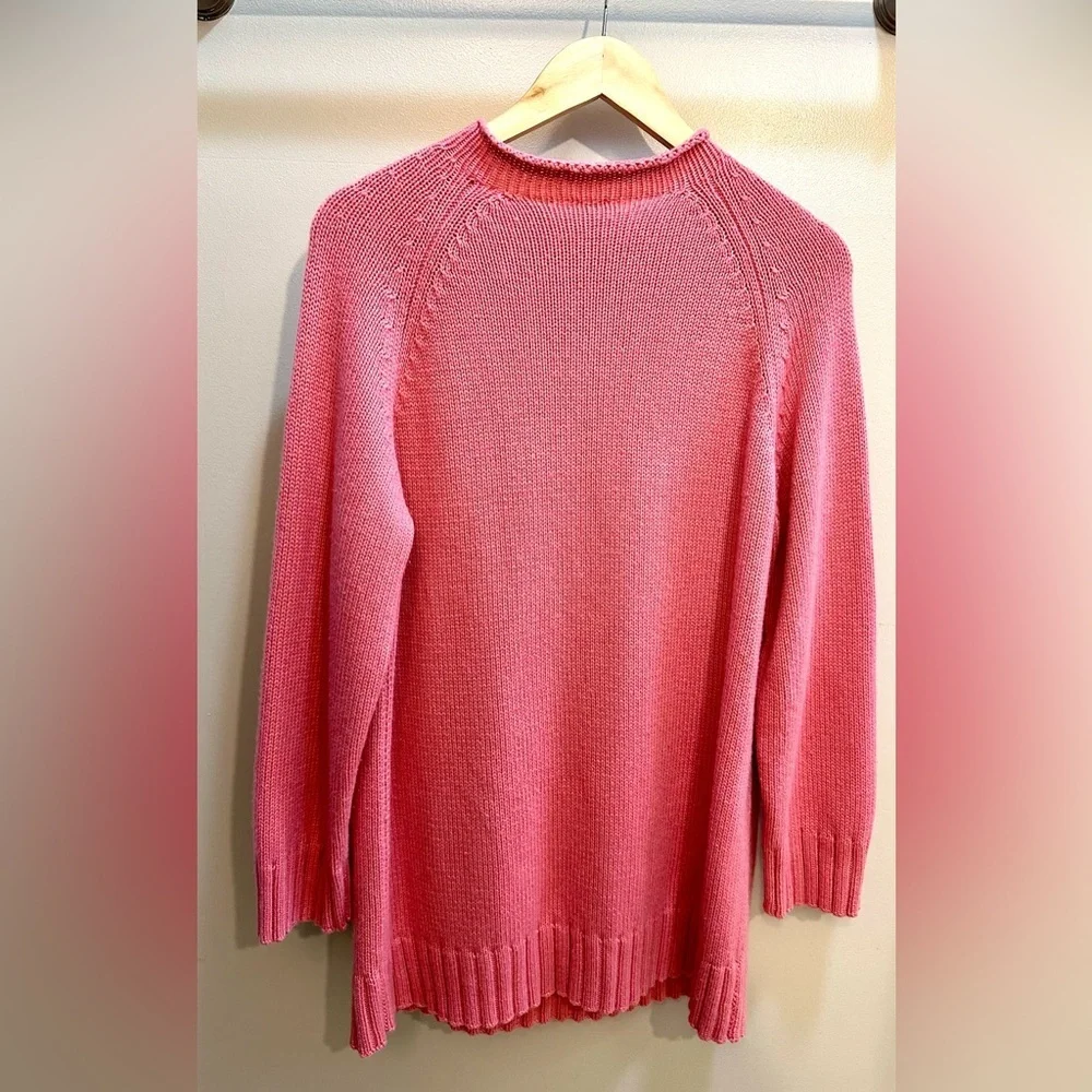 Real Clothes 75% Silk 25% Cashmere Pink Knit Sweater XL Lightweight Luxury